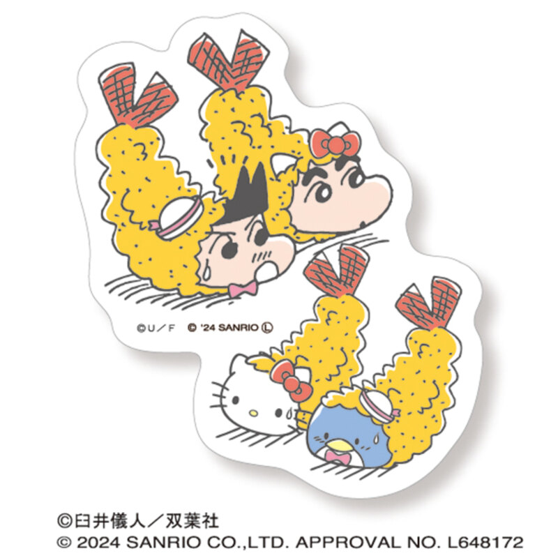 (PO) Crayon Shin-chan x Sanrio Characters Die-cut Sticker Mini 1 Image_1