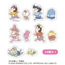 (PO) Crayon Shin-chan x Sanrio Characters Marshmallow Sticker Image_2