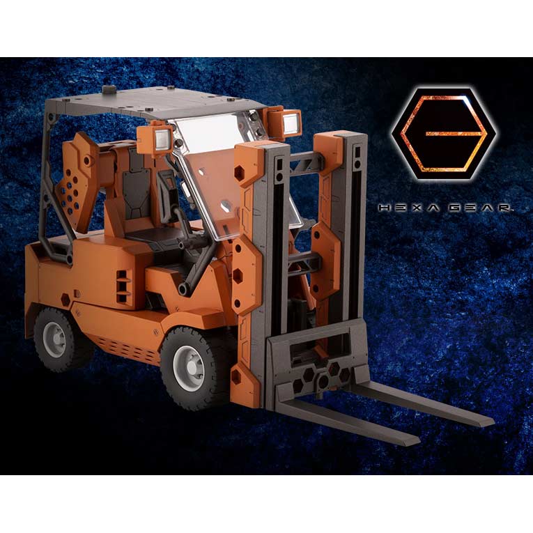 (PO) Kit Block Hexa Gear Booster Pack 006 Forklift Type Orange Ver. Image_1