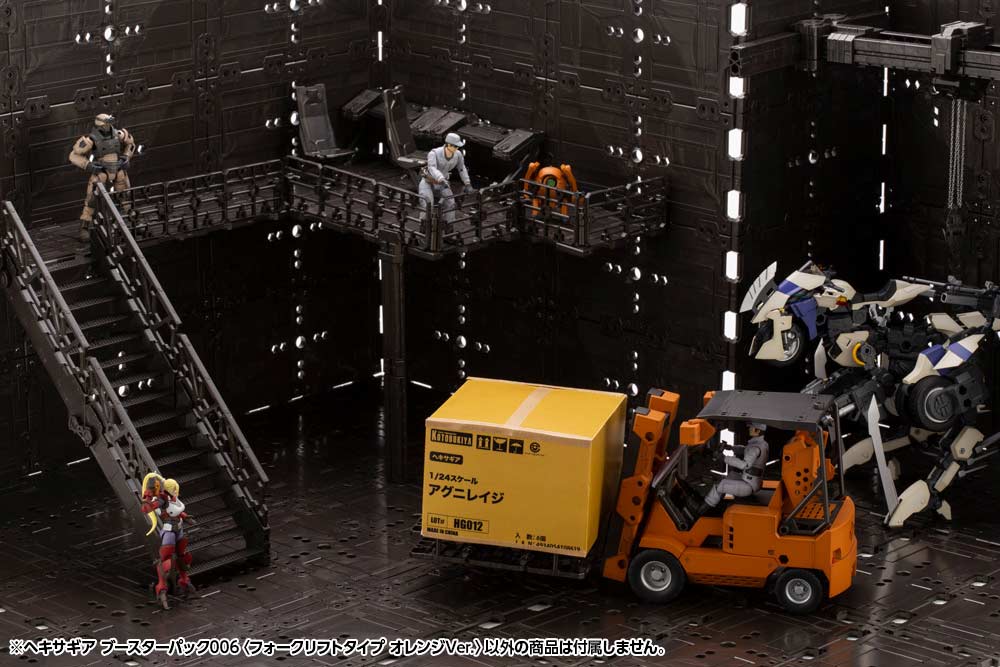 (PO) Kit Block Hexa Gear Booster Pack 006 Forklift Type Orange Ver. Image_8