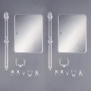 (PO) Action Base 7 Clear Color Mirror Set Image_4