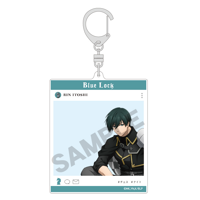 (PO) Blue Lock SNS Style Acrylic Key Chain Itoshi Rin Chess Image_1