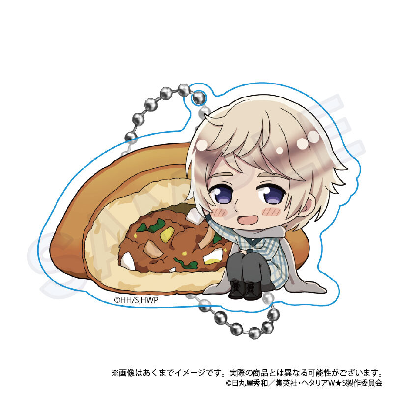 (PO) Hetalia World Stars Trading Acrylic Key Chain Yummy! Ver. Vol. 1 [BOX] Image_8