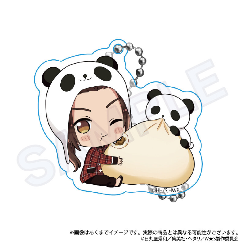(PO) Hetalia World Stars Trading Acrylic Key Chain Yummy! Ver. Vol. 1 [BOX] Image_9