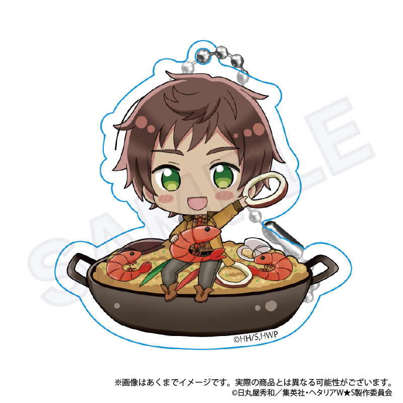 (PO) Hetalia World Stars Trading Acrylic Key Chain Yummy! Ver. Vol. 2 [BOX] Image_2