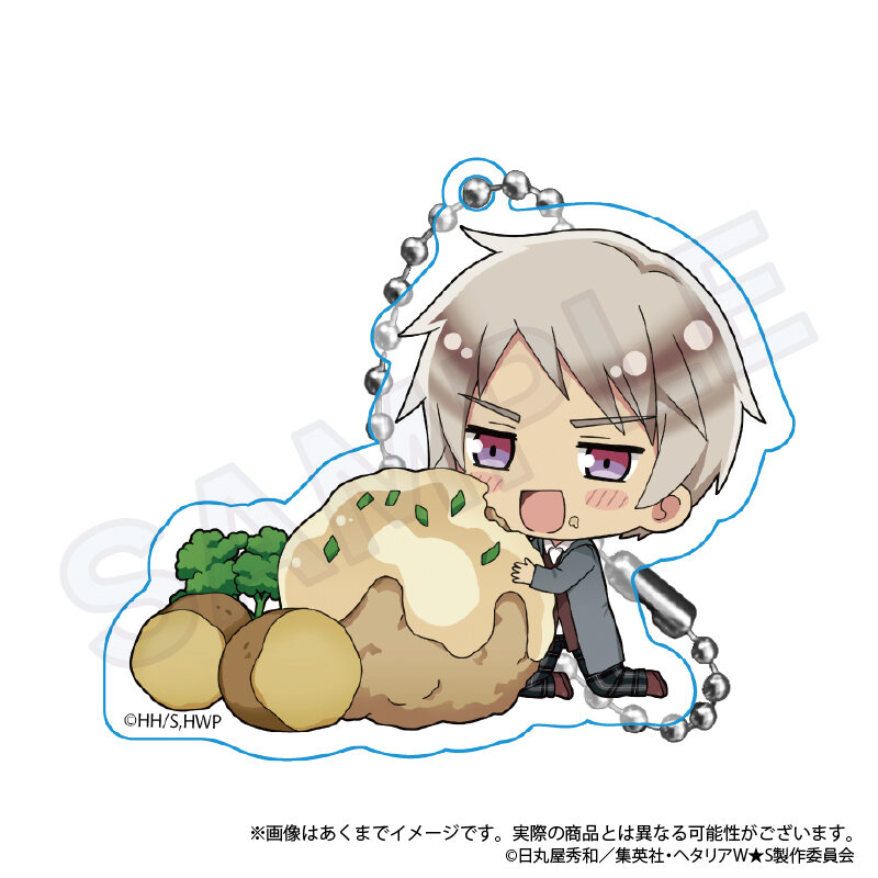 (PO) Hetalia World Stars Trading Acrylic Key Chain Yummy! Ver. Vol. 2 [BOX] Image_3