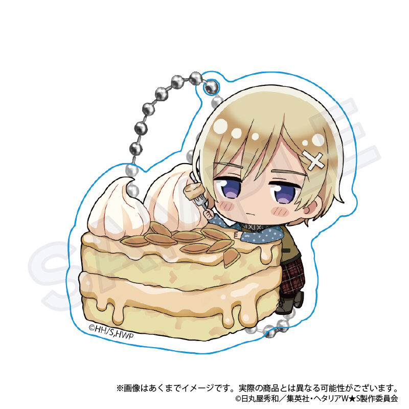 (PO) Hetalia World Stars Trading Acrylic Key Chain Yummy! Ver. Vol. 2 [BOX] Image_8