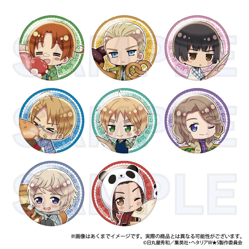 (PO) Hetalia World Stars Trading Can Badge Yummy! Ver. Vol. 1 [BOX] Image_1