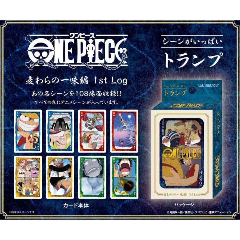 (PO) One Piece Scene ga Ippai Playing Cards Straw Hat Crew Ver. 1st Log Image_1
