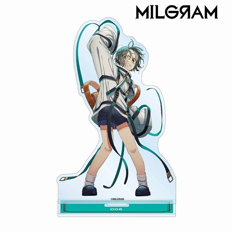 (PO) Milgram Amane The Purge March Jacket Illustration Ver. Big Acrylic Stand Image_1