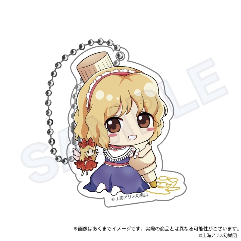 (PO) Touhou Project: Touhou Eiyashou - Imperishable Night. Trading Acrylic Key Chain Oekakiccho Ver. B Box [BOX] Image_3