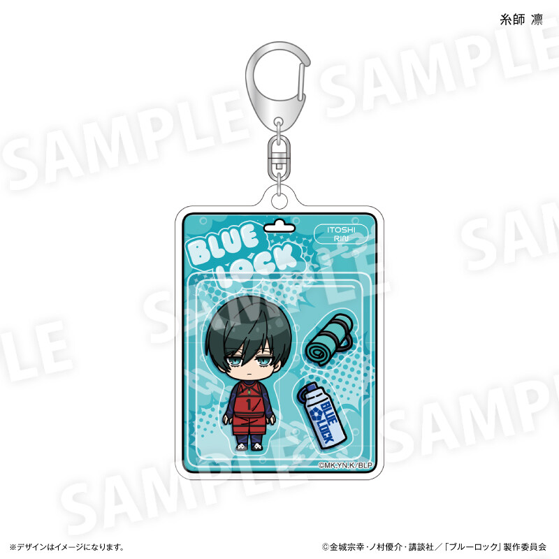 (PO) Blue Lock Acrylic Key Chain Toy Series Ver. Itoshi Rin Image_1