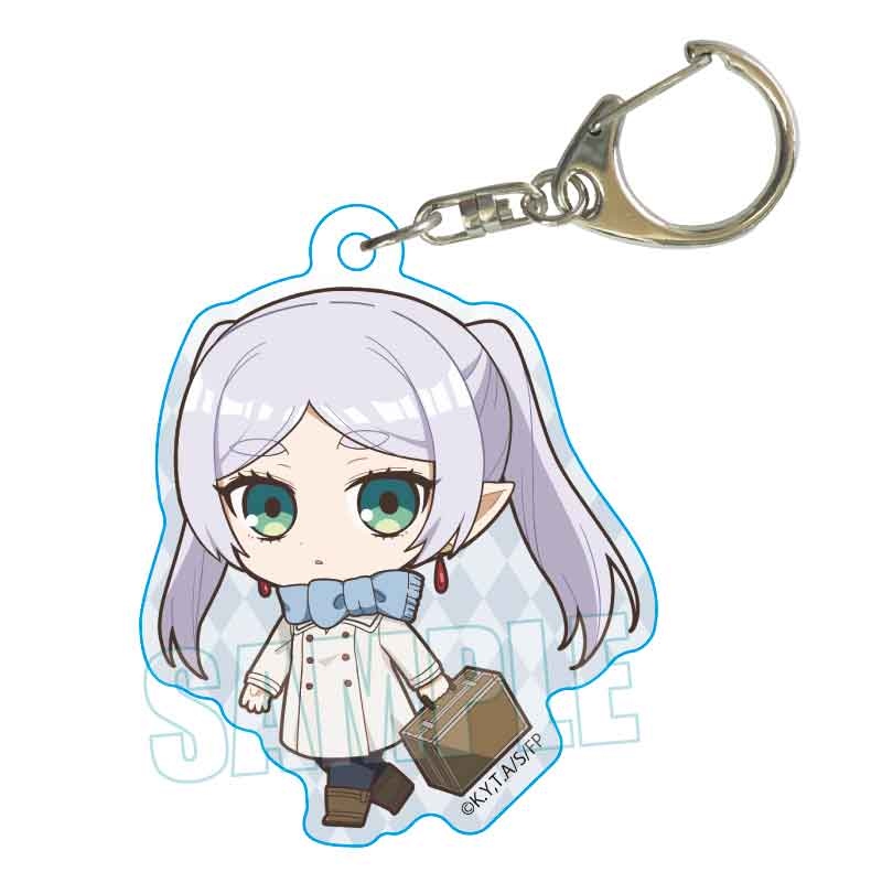 (PO) TEKUTOKO Acrylic Key Chain Frieren: Beyond Journey's End Frieren (Winter Clothes) Image_1