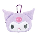 (PO) Sanrio Characters Plush Fastener Mascot with Carabiner Kuromi Image_1