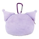 (PO) Sanrio Characters Plush Fastener Mascot with Carabiner Kuromi Image_2