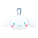 (PO) Sanrio Characters Plush Fastener Mascot with Carabiner Cinnamoroll Image_1