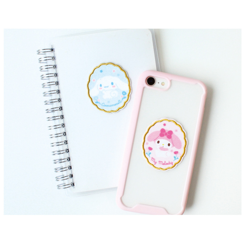 (PO) Sanrio Characters Trading Embroidery Patch Sticker Flower [BOX] Image_12