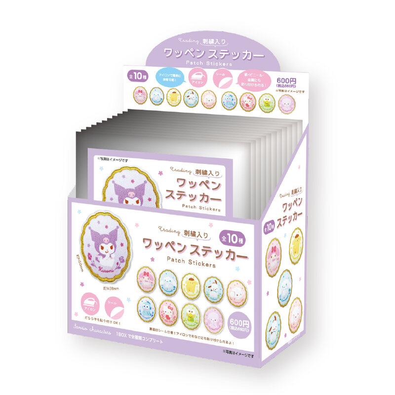 (PO) Sanrio Characters Trading Embroidery Patch Sticker Flower [BOX] Image_15