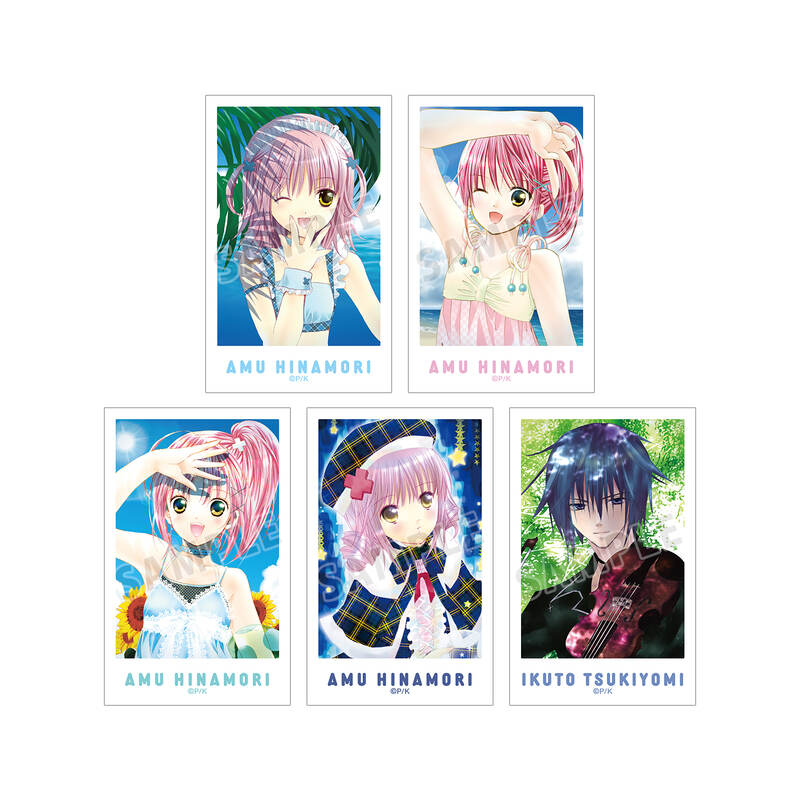 (PO) Shugo Chara! Instant Camera Style Illustration Card 5 Set Ver. A Image_1