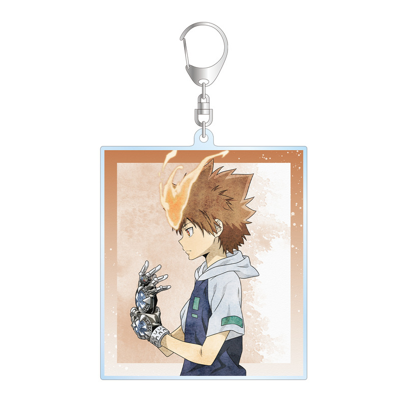 (PO) Reborn! Original Illustration Sawada Tsunayoshi Walking Ver. Big Acrylic Key Chain Image_1