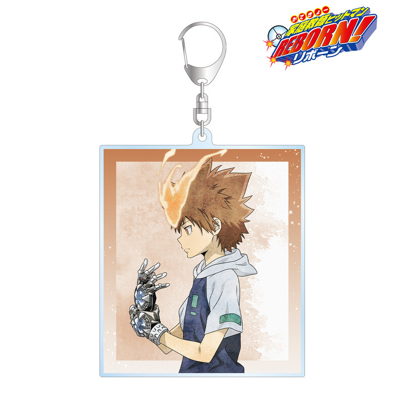 (PO) Reborn! Original Illustration Sawada Tsunayoshi Walking Ver. Big Acrylic Key Chain Image_2