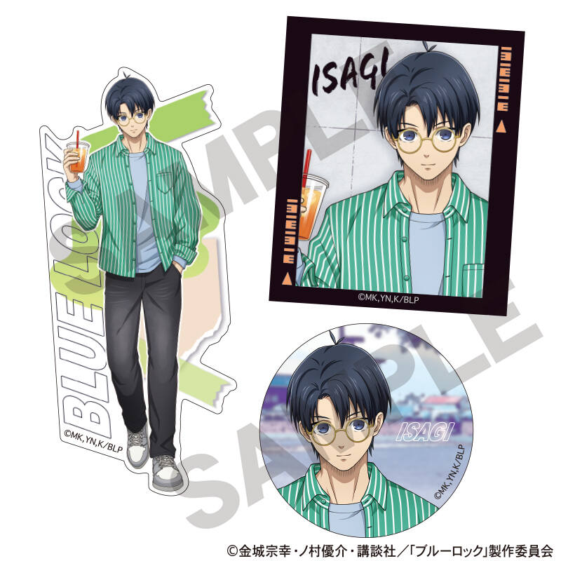 (PO) Blue Lock Sticker Set Isagi Yoichi Holiday Glasses Image_1
