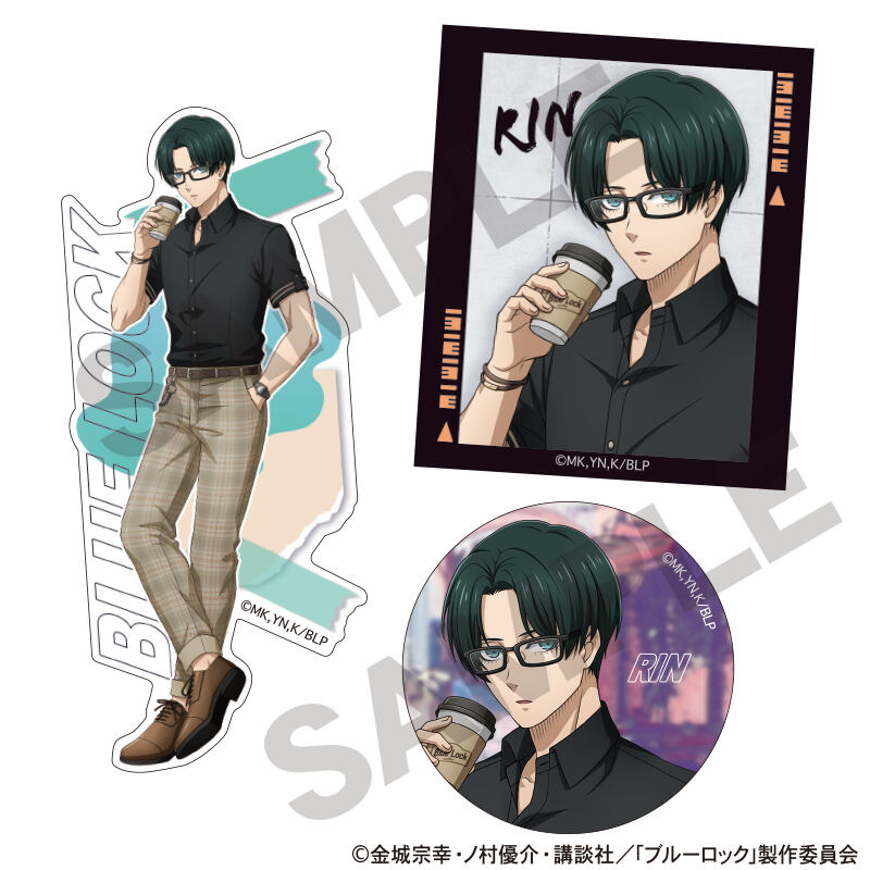(PO) Blue Lock Sticker Set Itoshi Rin Holiday Glasses Image_1