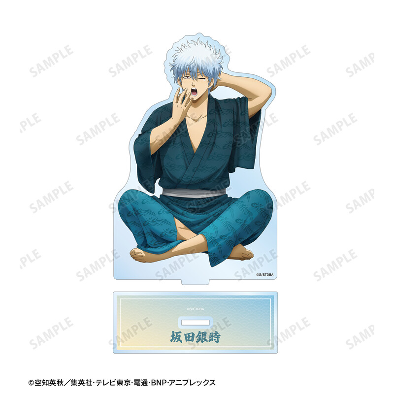 (PO) Gintama Original Illustration Sakata Gintoki Start of the Day Ver. Big Acrylic Stand Image_3