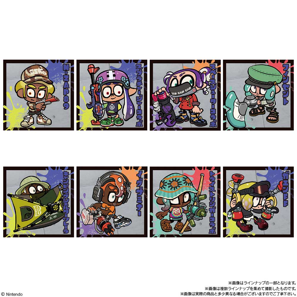 (PO) Splatoon 3 Jintori Taisen Nawa Battler Sticker Wafer Vol.2 [BOX] Image_3
