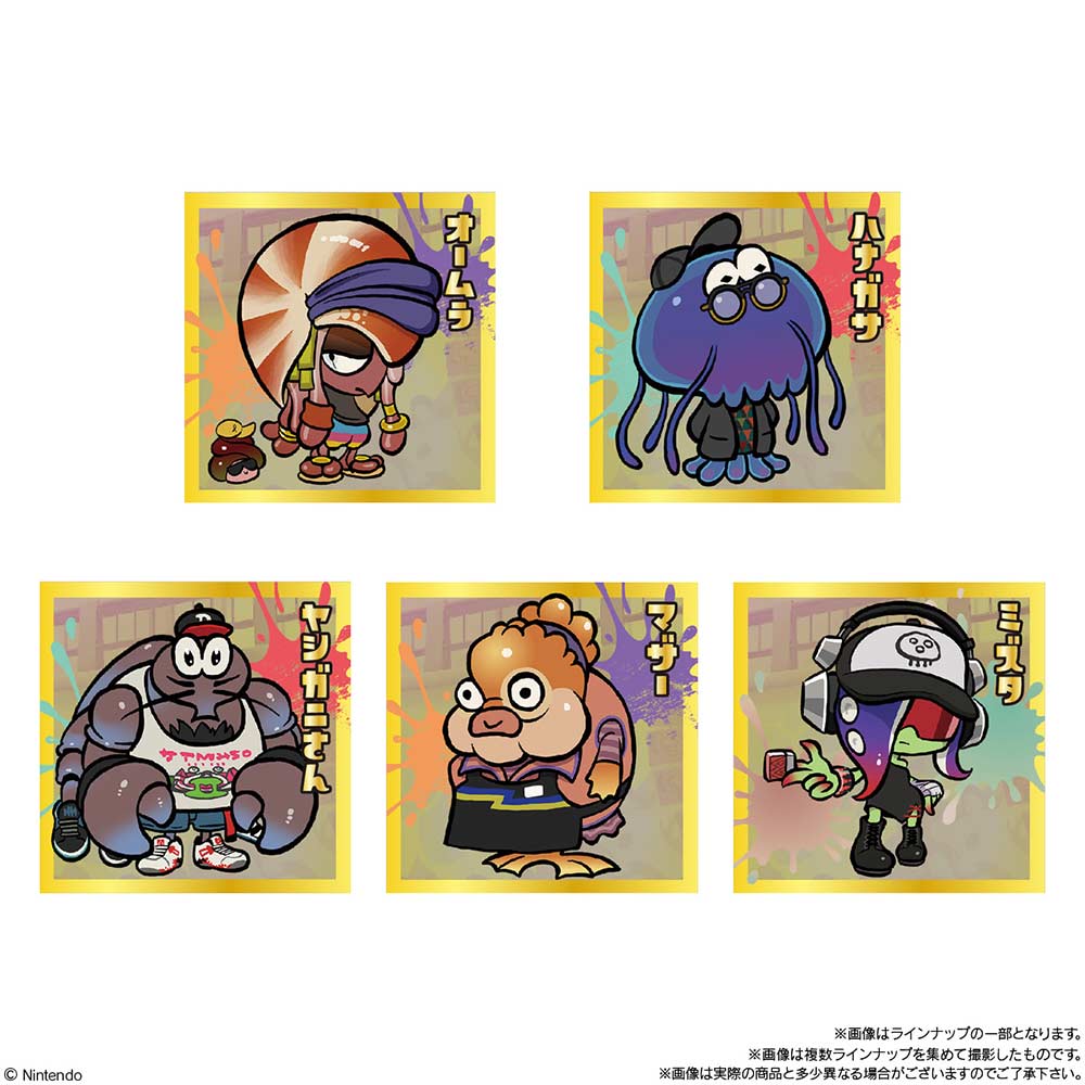 (PO) Splatoon 3 Jintori Taisen Nawa Battler Sticker Wafer Vol.2 [BOX] Image_5