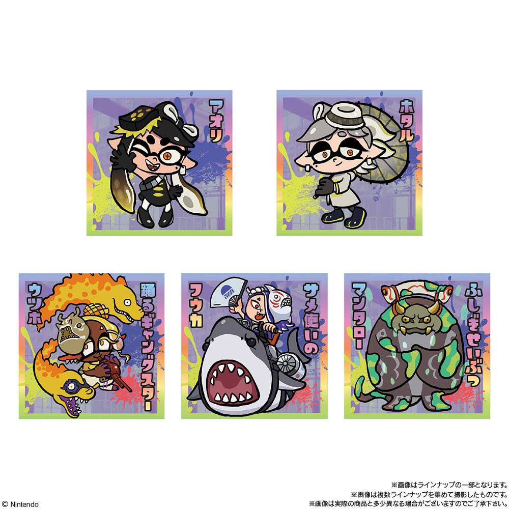 (PO) Splatoon 3 Jintori Taisen Nawa Battler Sticker Wafer Vol.2 [BOX] Image_6