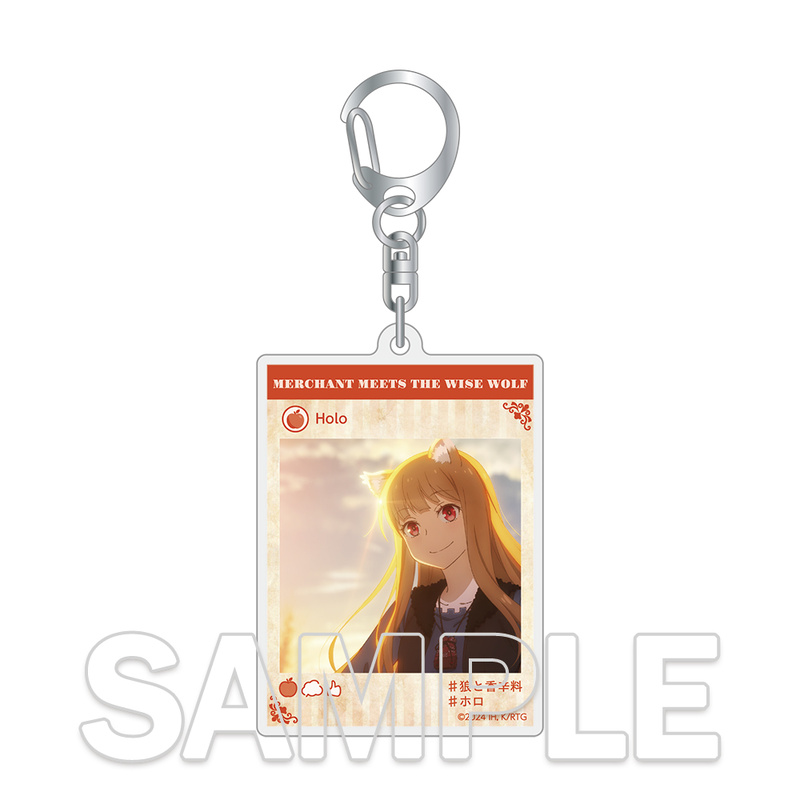 (PO) Spice and Wolf: merchant meets the wise wolf SNS Style Acrylic Key Chain Holo Image_1