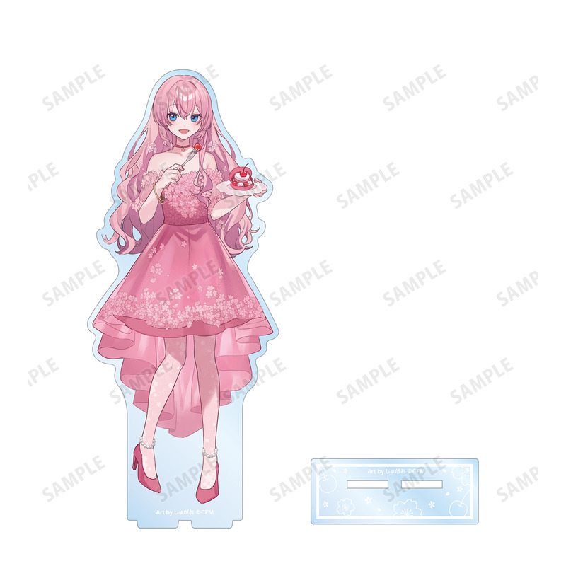 (PO) Sakura Miku Original Illustration Megurine Luka Cherry Blossom Party Ver. Art by Shugao Big Acrylic Stand Image_3