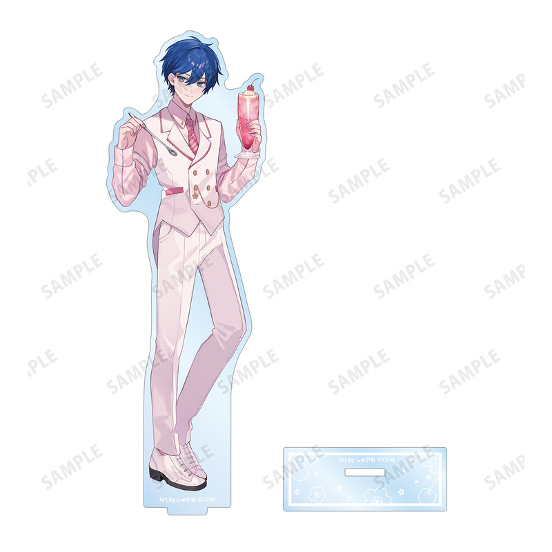 (PO) Sakura Miku Original Illustration KAITO Cherry Blossom Party Ver. Art by Shugao Big Acrylic Stand Image_3
