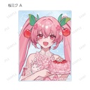 (PO) Sakura Miku Original Illustration Cherry Blossom Party Ver. Art by Shugao Trading Acrylic Card [BOX] Image_3