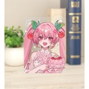 (PO) Sakura Miku Original Illustration Cherry Blossom Party Ver. Art by Shugao Trading Acrylic Card [BOX] Image_15