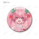 (PO) Sakura Miku Original Illustration Cherry Blossom Party Ver. Art by Shugao Trading Can Badge [BOX] Image_3