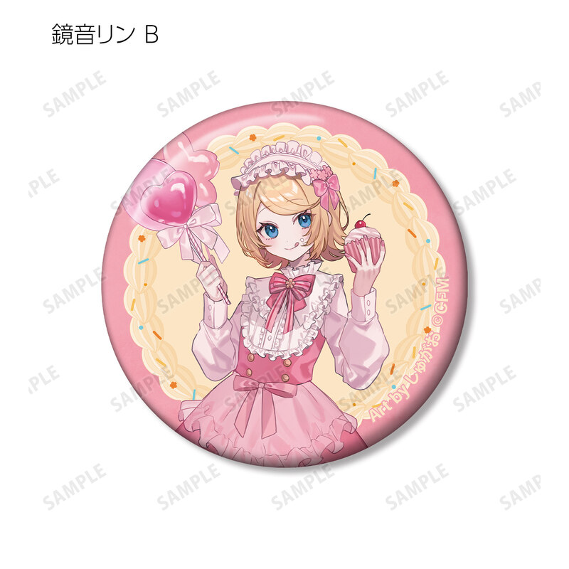 (PO) Sakura Miku Original Illustration Cherry Blossom Party Ver. Art by Shugao Trading Can Badge [BOX] Image_10