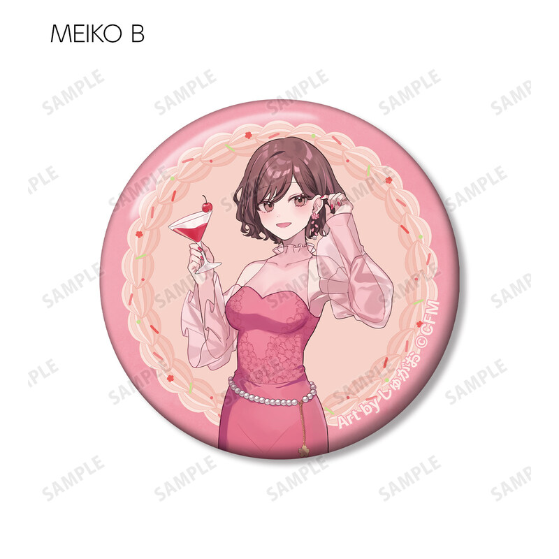 (PO) Sakura Miku Original Illustration Cherry Blossom Party Ver. Art by Shugao Trading Can Badge [BOX] Image_13
