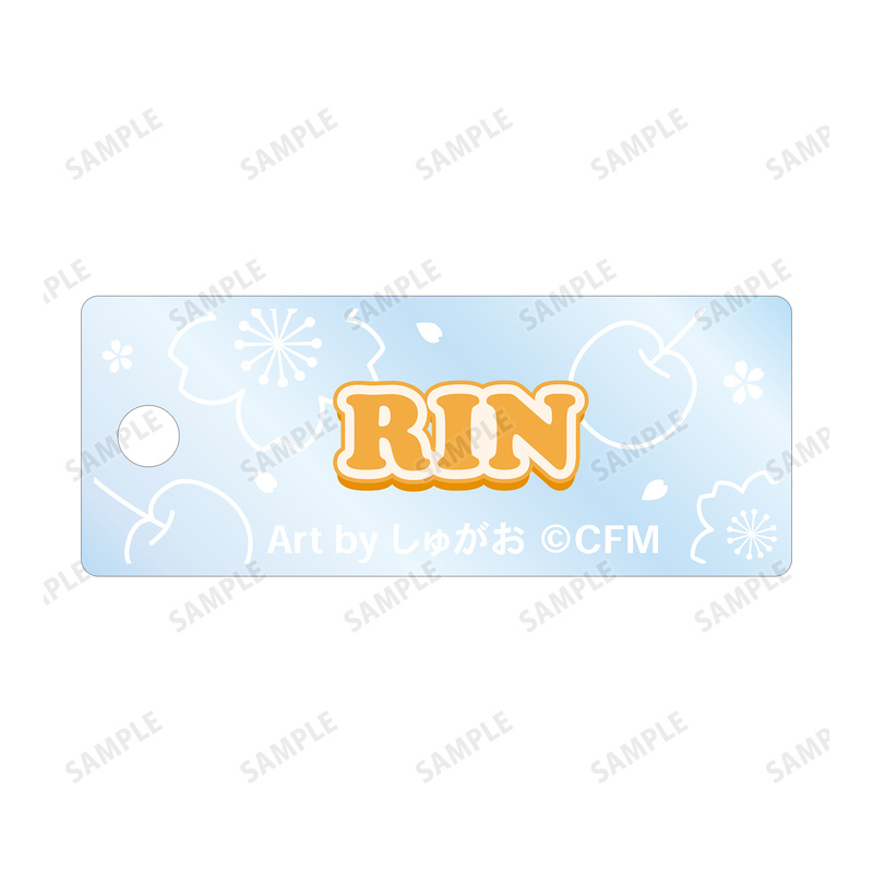 (PO) Sakura Miku Original Illustration Kagamine Rin Cherry Blossom Party Ver. Art by Shugao Twin Wire Acrylic Key Chain Image_4