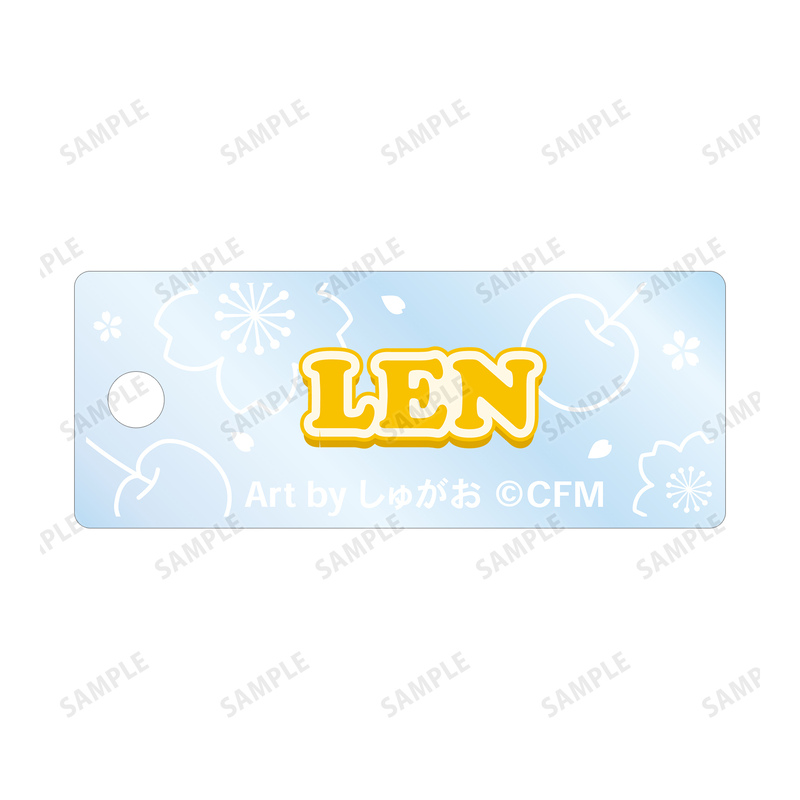 (PO) Sakura Miku Original Illustration Kagamine Len Cherry Blossom Party Ver. Art by Shugao Twin Wire Acrylic Key Chain Image_4