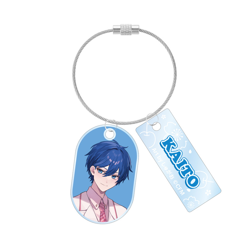 (PO) Sakura Miku Original Illustration KAITO Cherry Blossom Party Ver. Art by Shugao Twin Wire Acrylic Key Chain Image_1