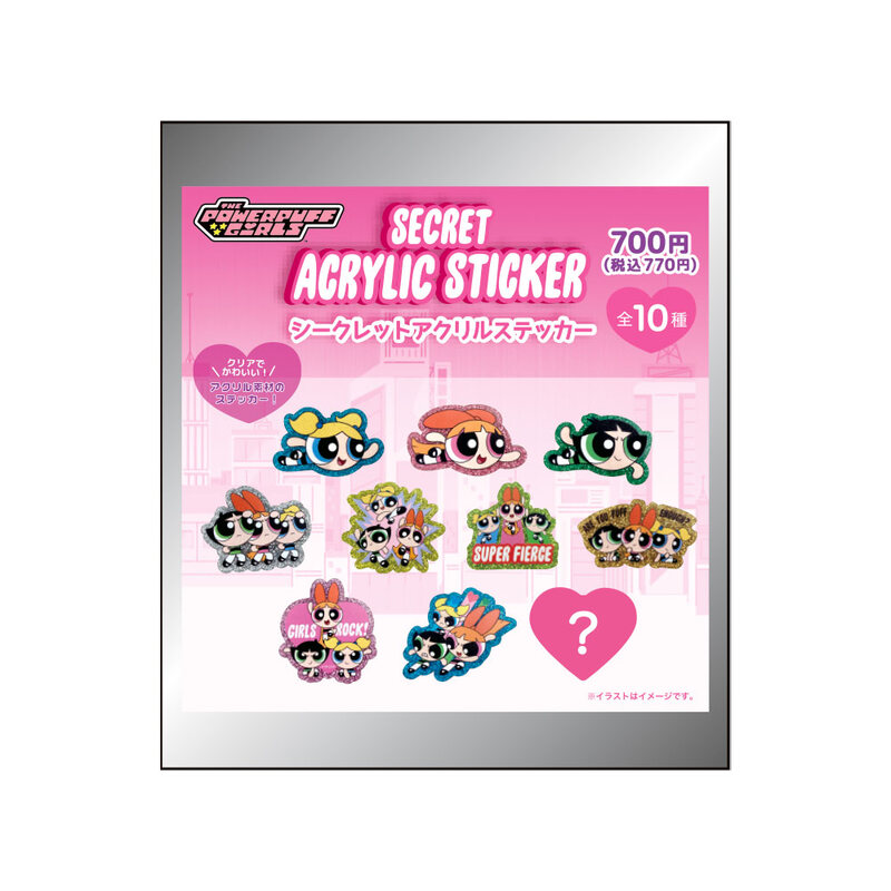 (PO) The Powerpuff Girls Secret Acrylic Sticker [BOX] Image_13