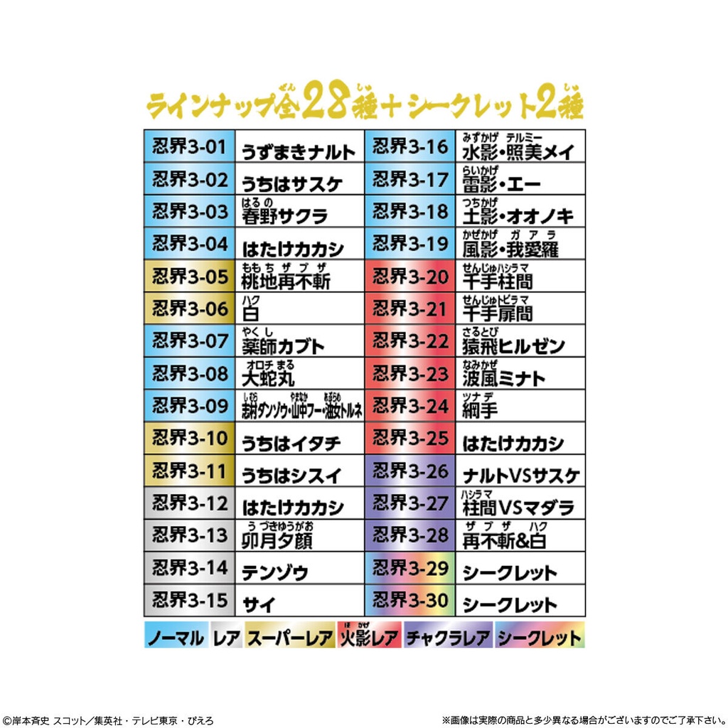 (PO) Nyaformation Naruto Shippuden Seal Wafer Vol.3 [BOX] Image_9