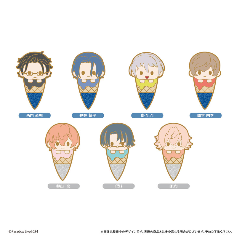 (PO) Paradox Live Ice Cream Tapi Pins Vol. 3 [BOX] Image_1