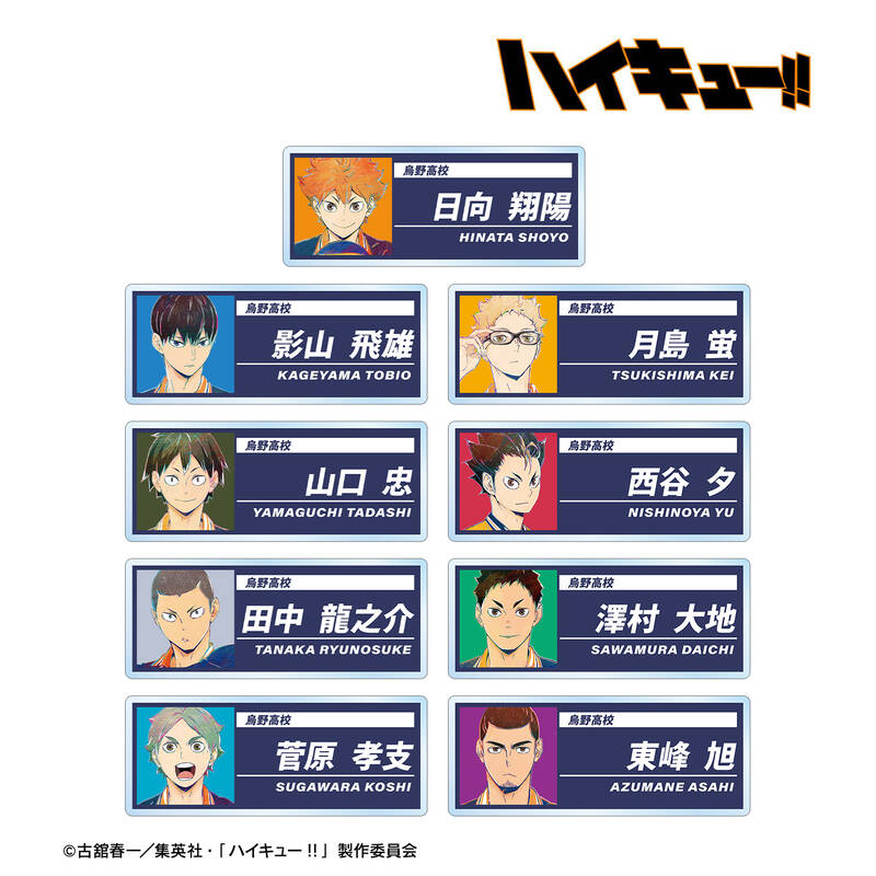 (PO) Haikyu!! Trading Ani-Art Vol. 4 Acrylic Name Plate [BOX] Image_2
