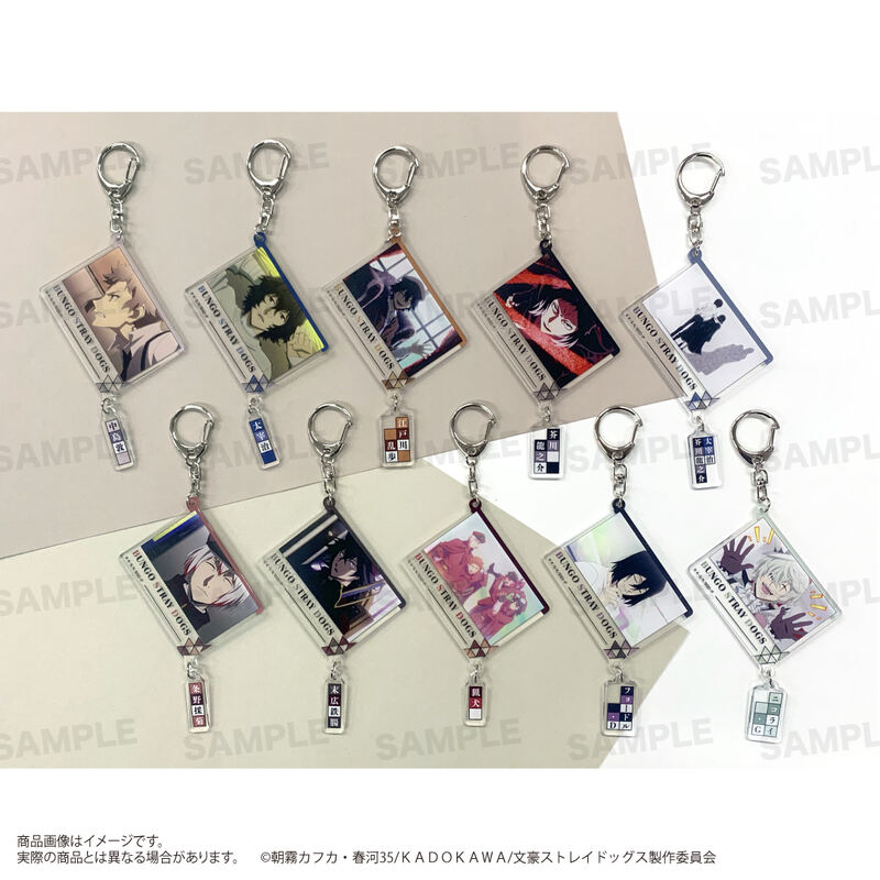 (PO) Bungo Stray Dogs Trading Scenes Acrylic Key Chain [BOX] Image_12