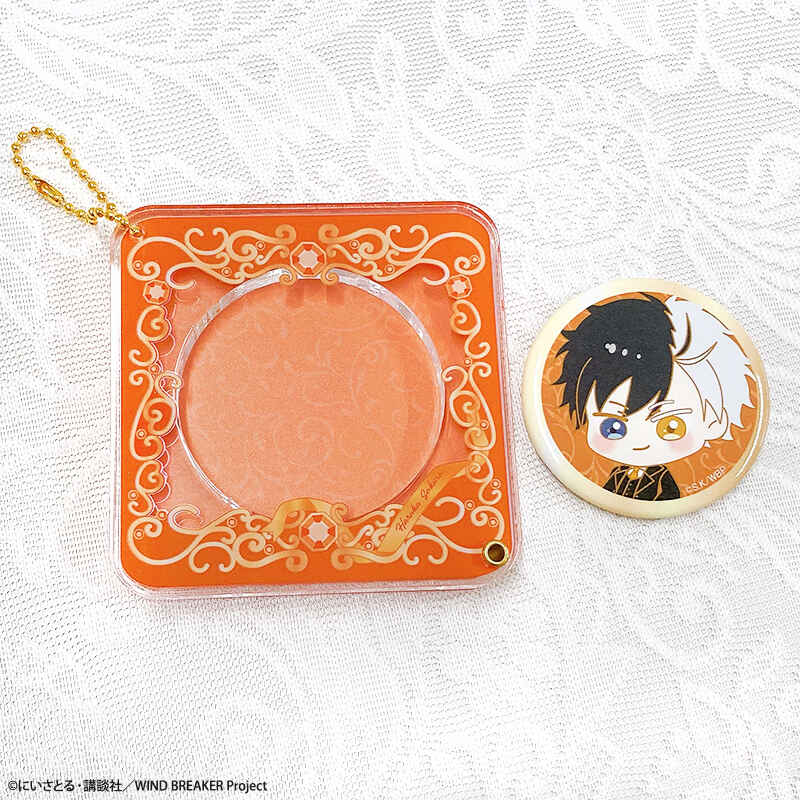 (PO) Wind Breaker Acrylic Frame & Can Badge Set Sakura Haruka Image_3