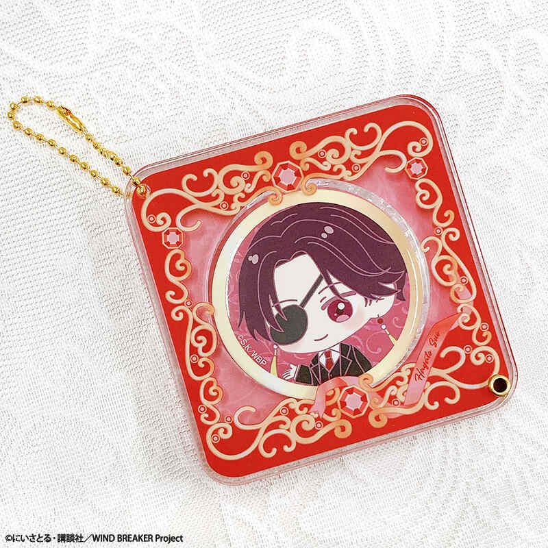 (PO) Wind Breaker Acrylic Frame & Can Badge Set Suo Hayato Image_1
