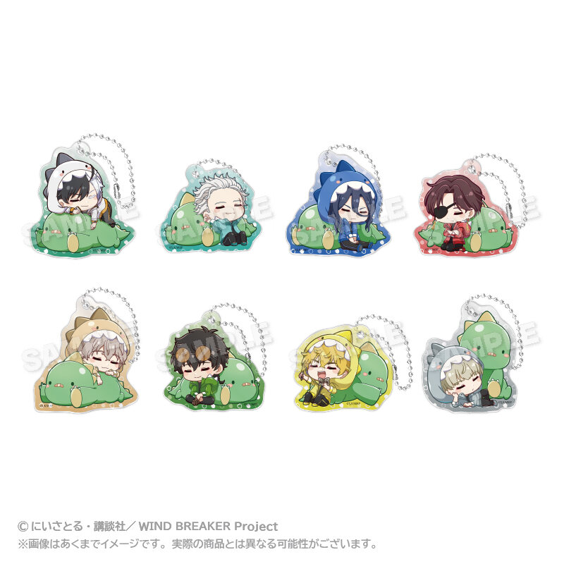 (PO) Wind Breaker Trading Acrylic Key Chain GyaoColle Ver. [BOX] Image_1
